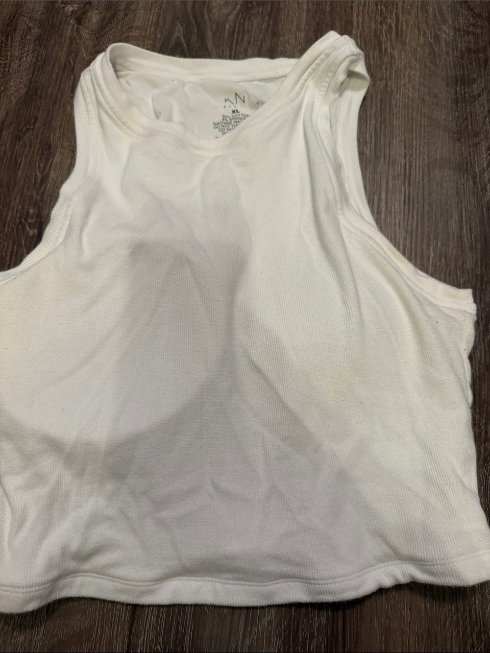 Classic White Ribbed Tank Top - Women's Everyday Staple
